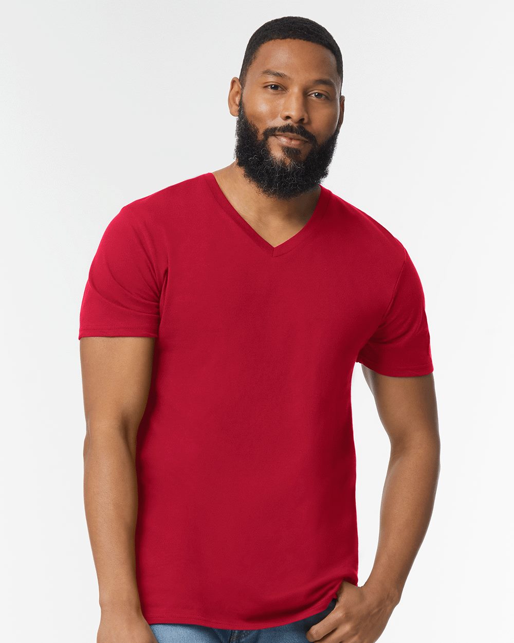 Gildan softstyle v neck on sale